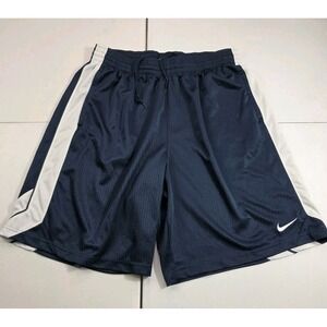 Nike Men's Dazzle Mesh Basketball Shorts Men XL Blue Navy Athletic Shiny Y2K